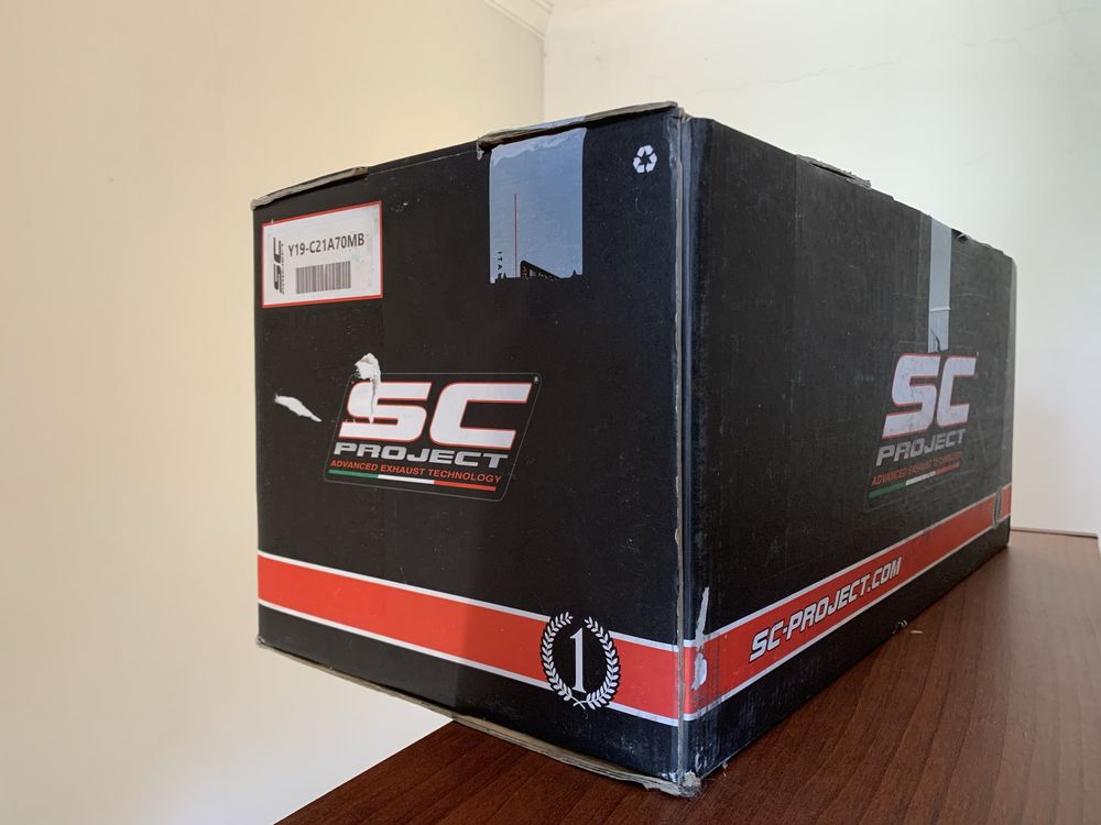 SC Project escape novo para Yamaha XSR 900, MT-09, FZ-09, FJ-09 Tracer
