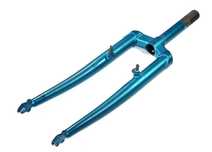 Nowy retro widelec GIANT stalowy 26" gwint 1 1/8" 28,6 odcień zieleni