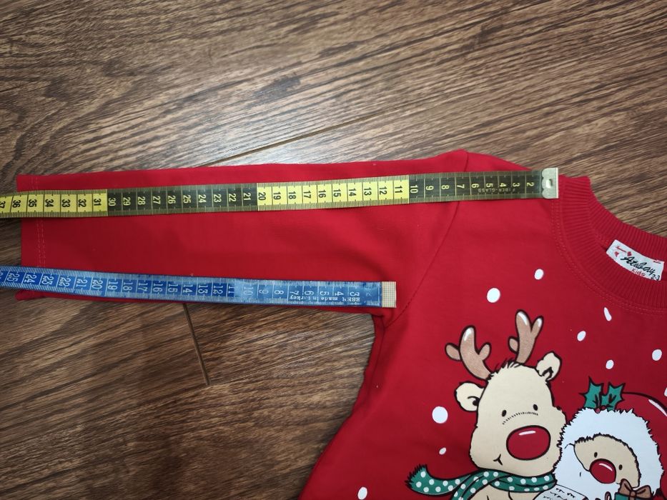 Кофта новорічна дитяча на тонкому флісі