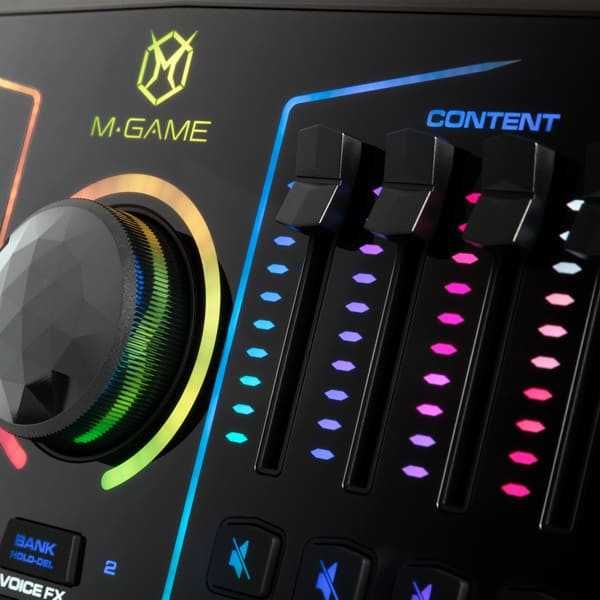 Mikser Streamingowy Interfejs Audio M-AUDIO M-GAME RGB DUAL.Nowy.Tanio