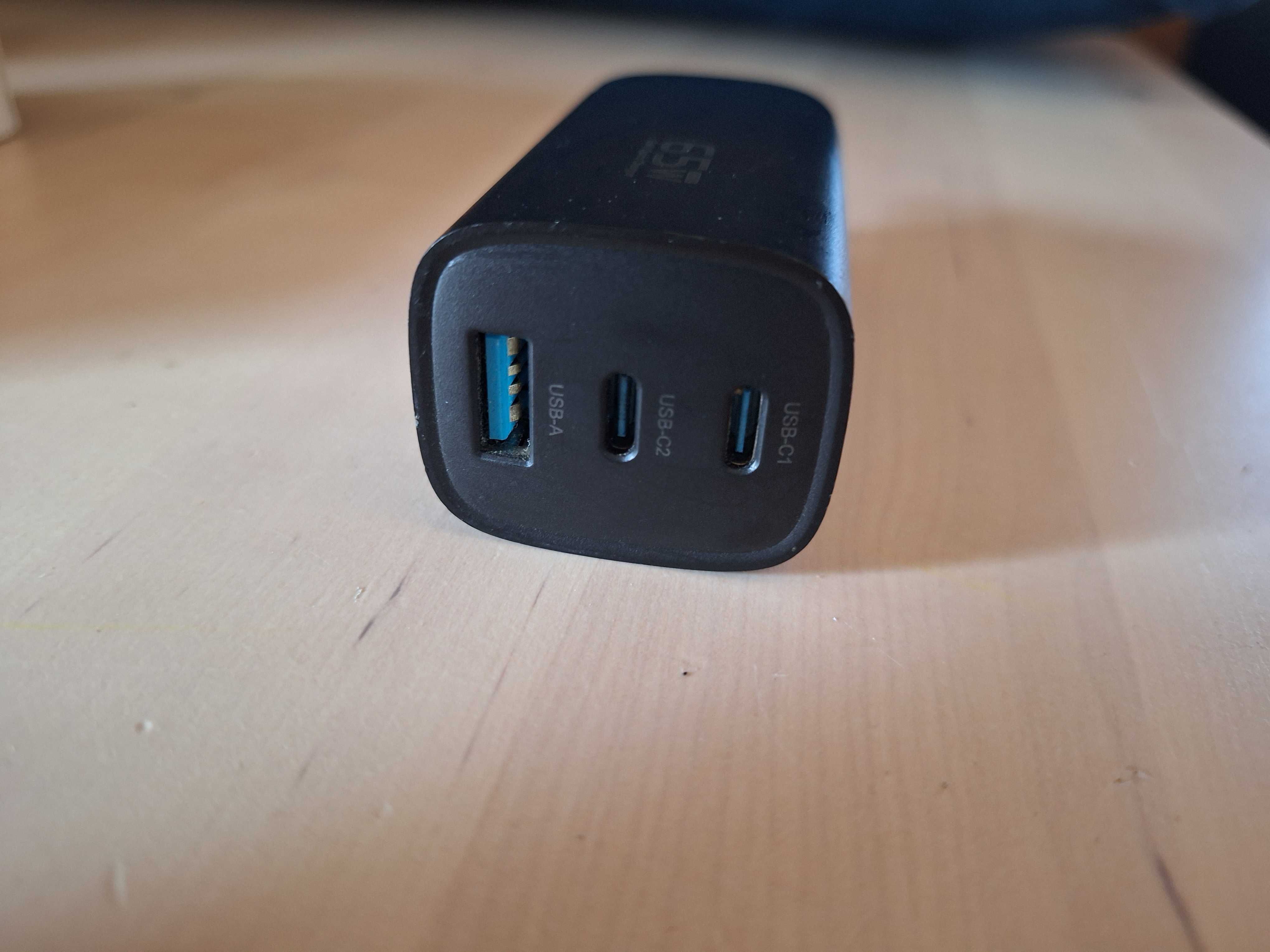 Ładowarka, zasilacz Asomtech 65W GaN