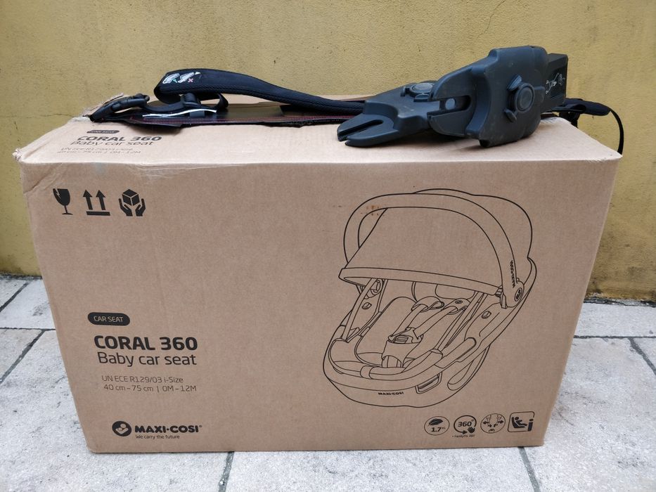 Babycoque maxi cosi coral 360 essential green