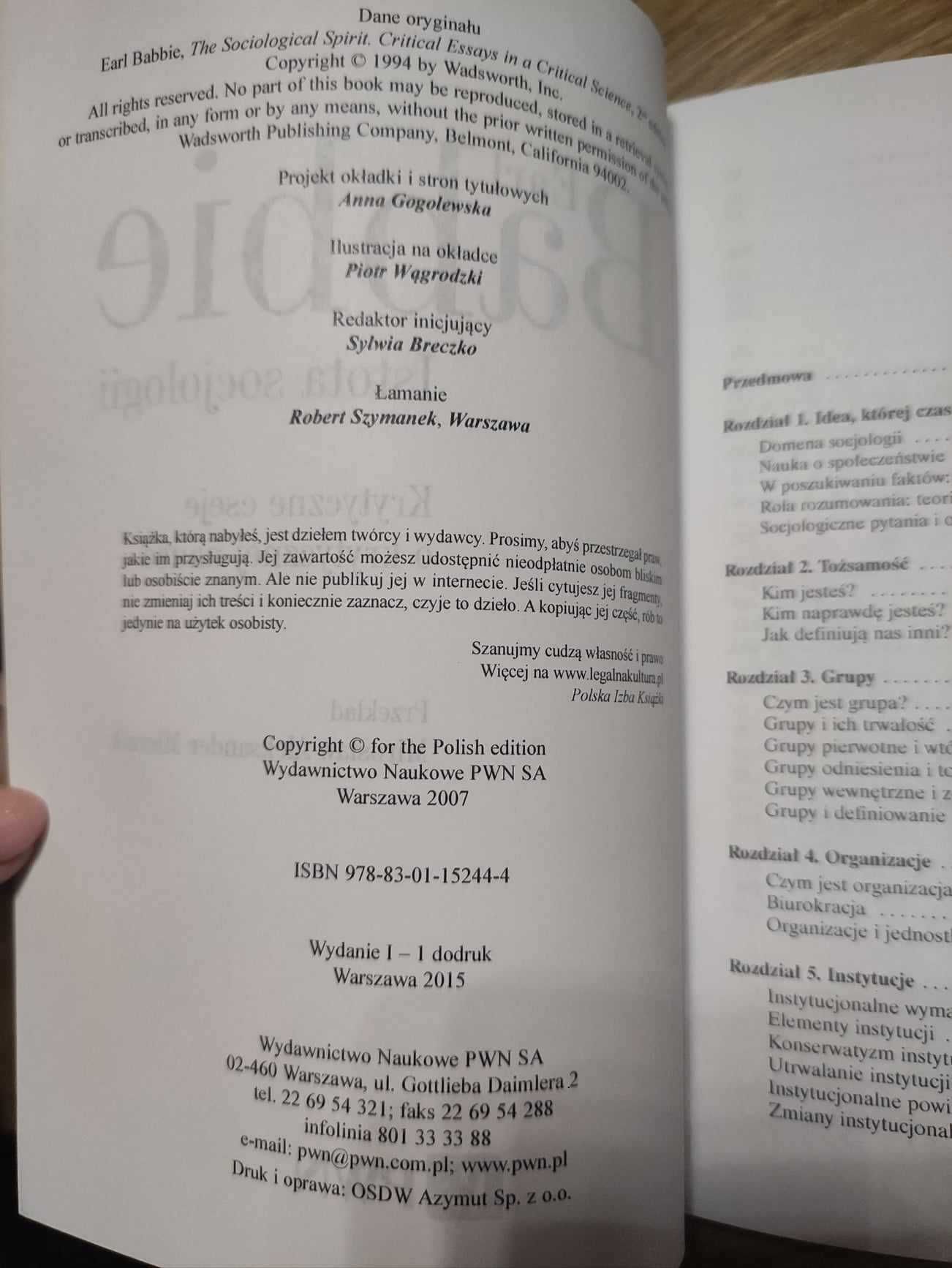 Istota socjologii Earl Babbie
