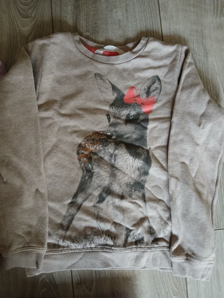Zestaw 2 bluzy i sukienka h&m pepco sarenka tiul
