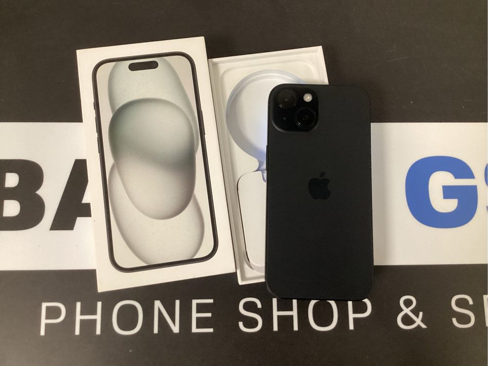 Sklep ladny Apple Iphone 15 128gb black bateria 86%