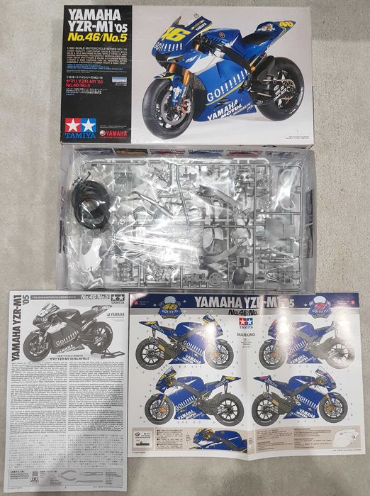 TAMIYA 14116 - YAMAHA YZR-M1 '05 No.46/No.5 - 1/12 NO.116 - Vale Rossi