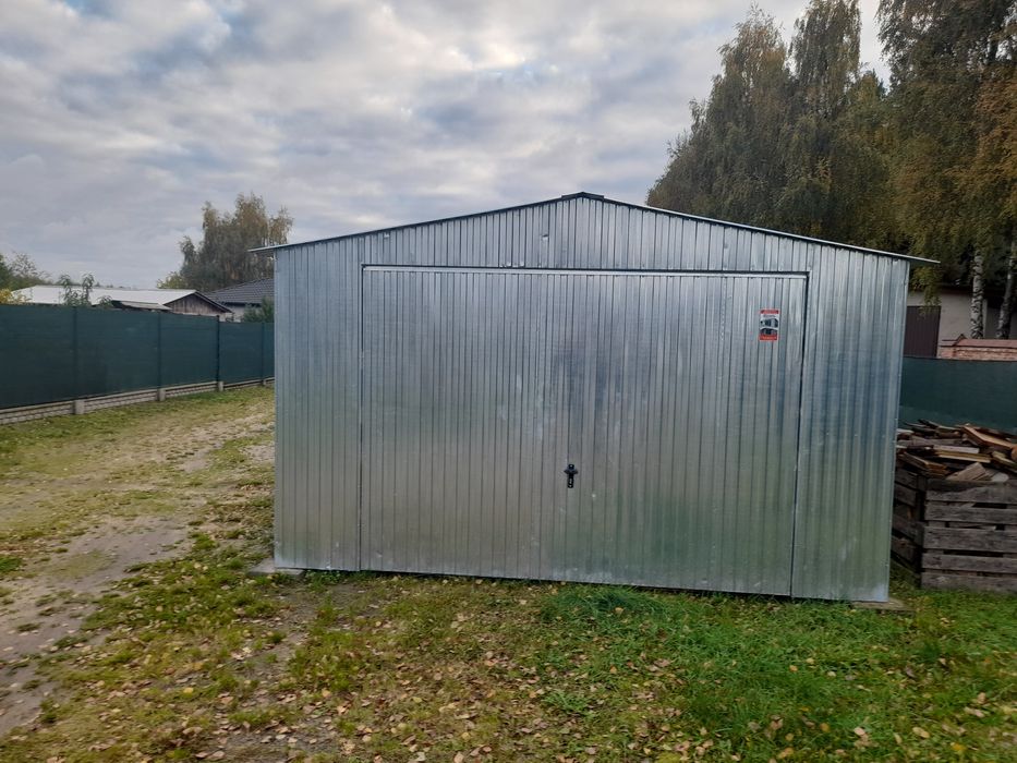 Garaż blaszany blaszak 4x6 metra