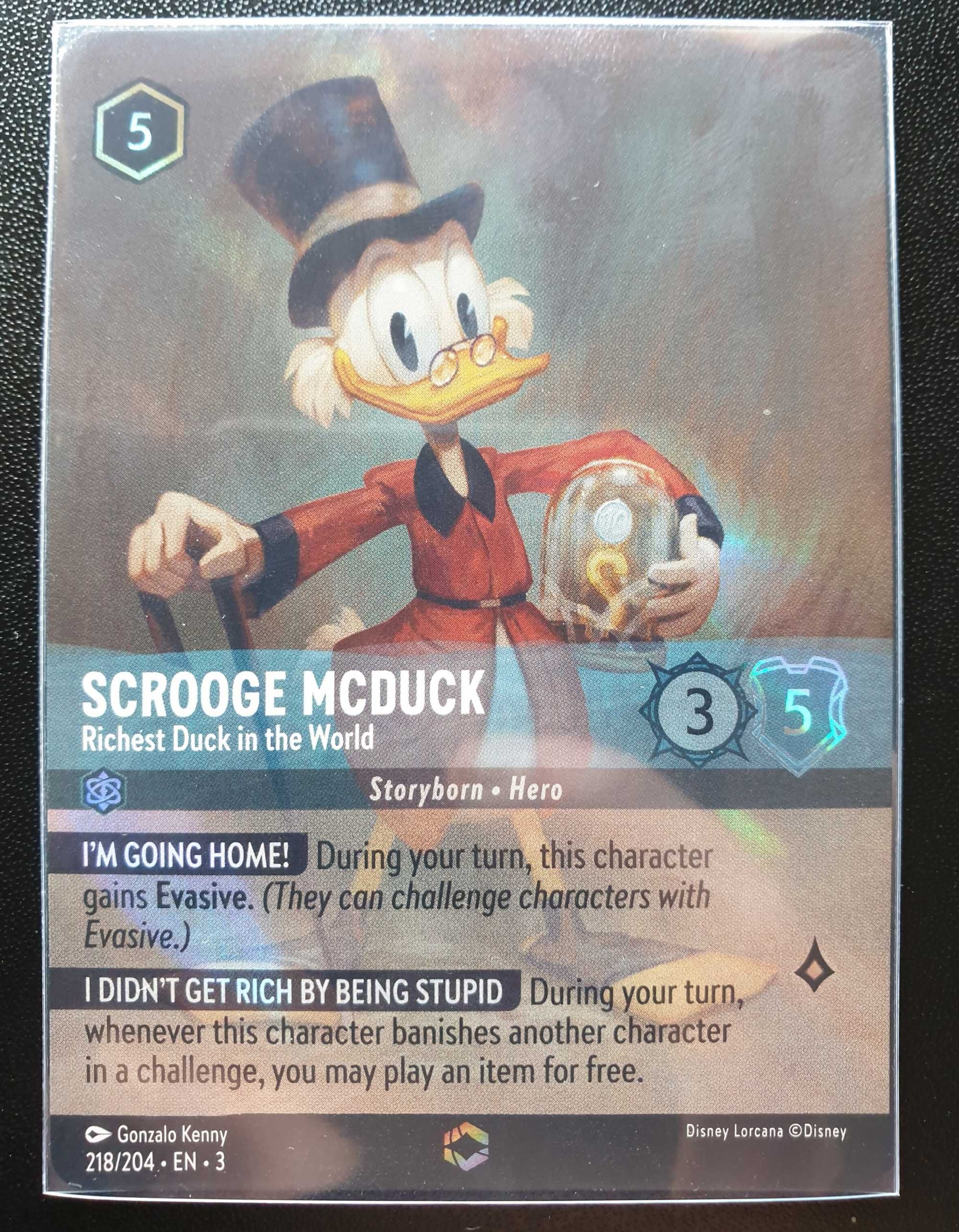 Carta Lorcana Enchanted Scrooge McDuck - Into the Inklands