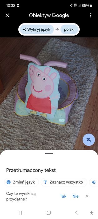 Trampolina dla dzieci +18 miesięcy pepa świnka