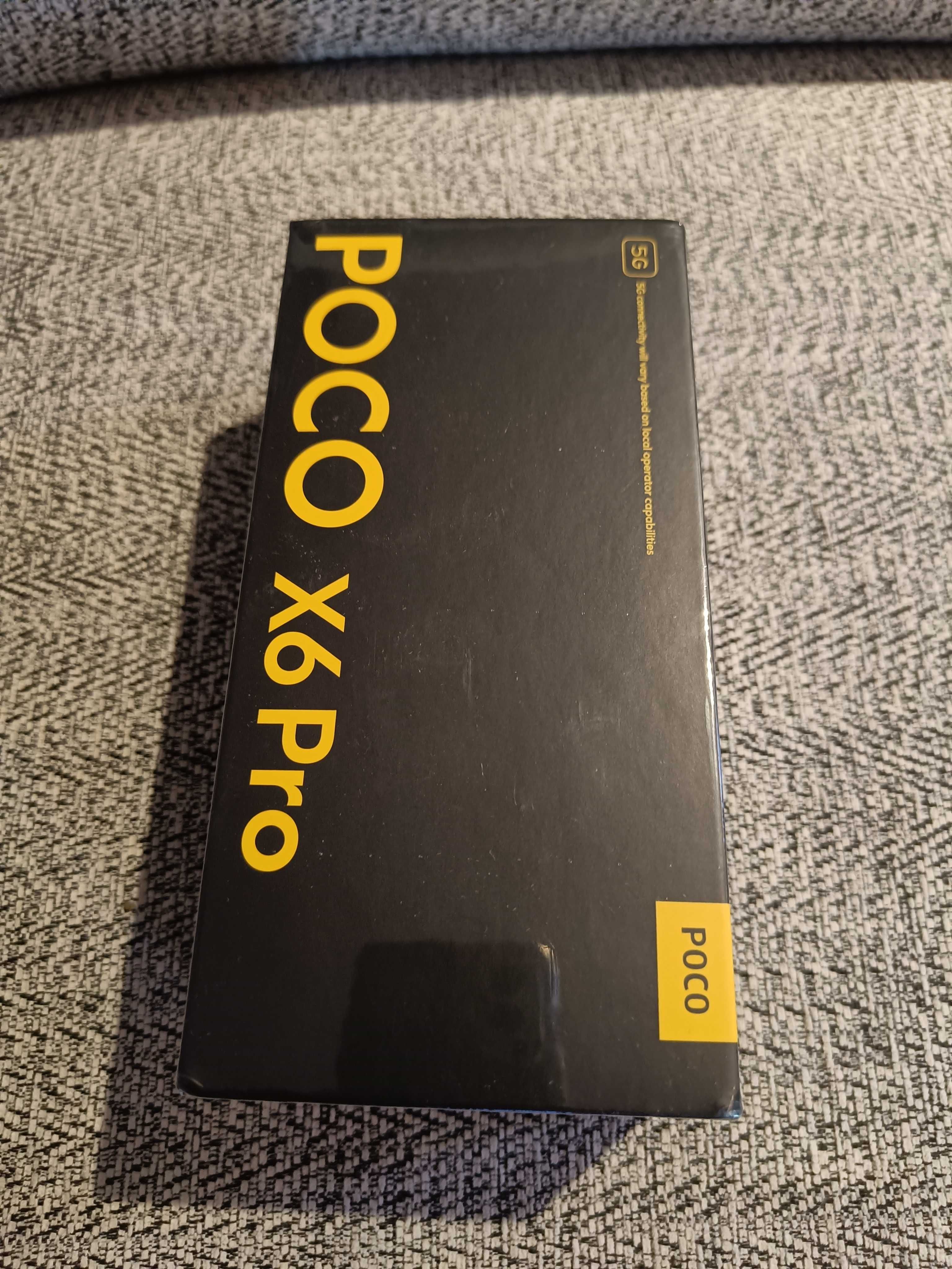 Xiaomi Poco x6 Pro 12/512Gb Szary Gray Zolty Nowy Gwarancja