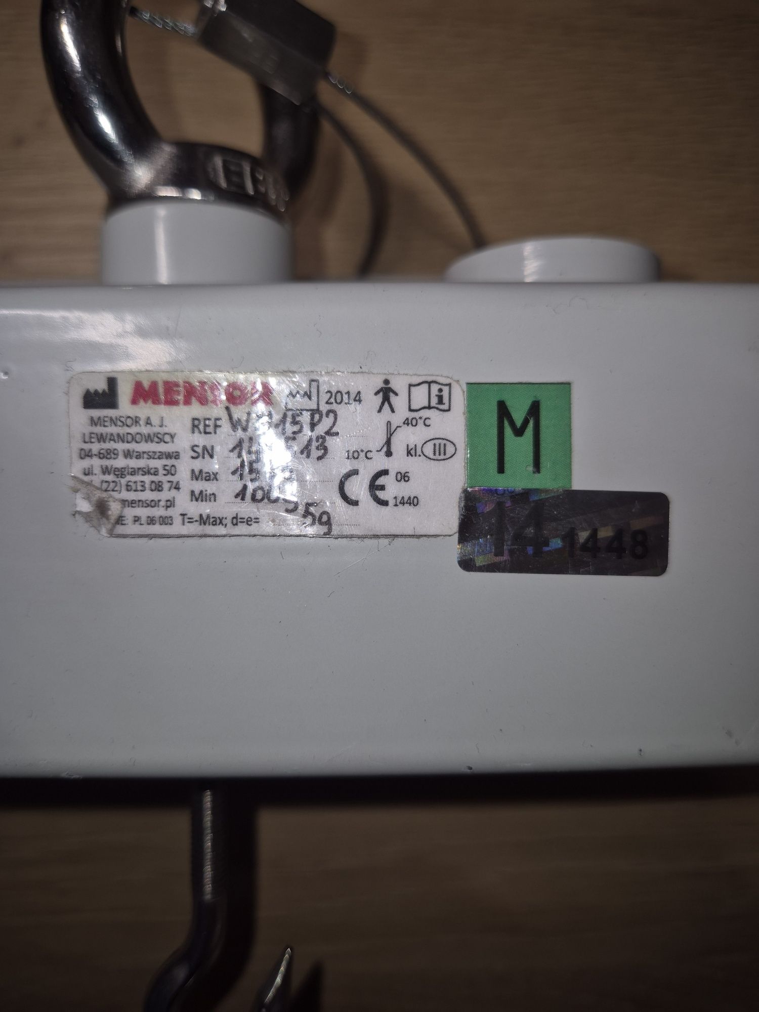 Waga hakowa Mensor WM15P2