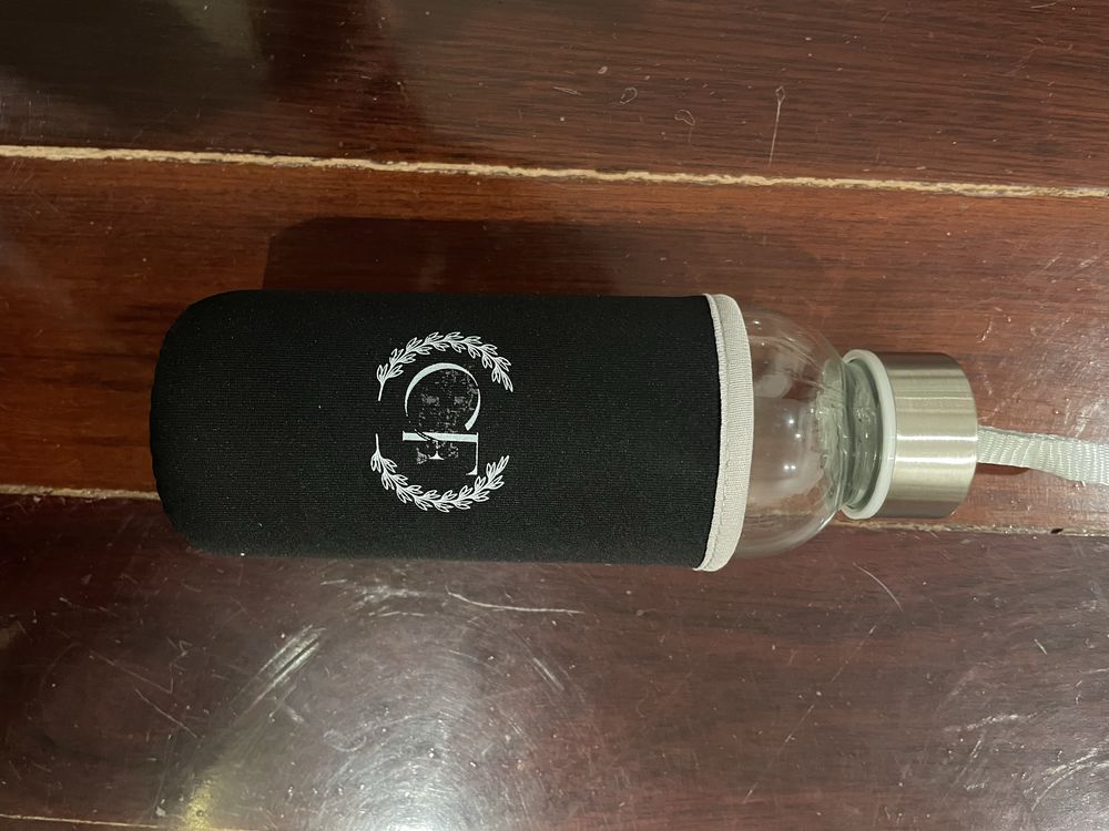 Garrafa de Vidro Personalizada Nova