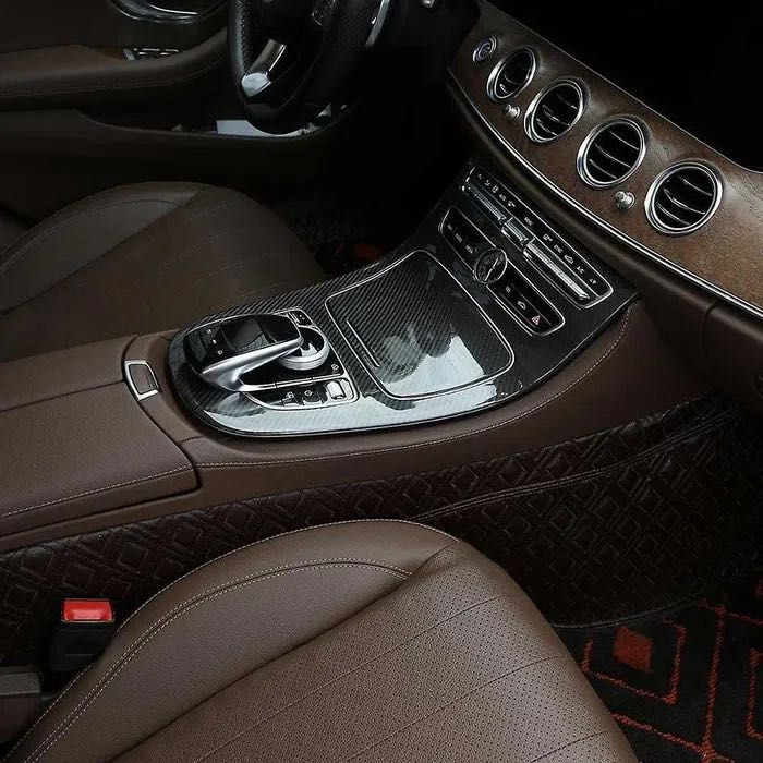 W213 карбонова центральна консоль Mercedes E-class карбон