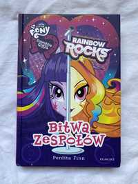 Książka dla dziewczynek Equestria girls Rainbow rocks Bitwa zespołów