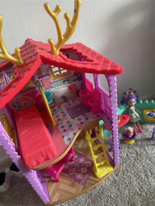Enchantimals домик данессы и кукла с питомцем
