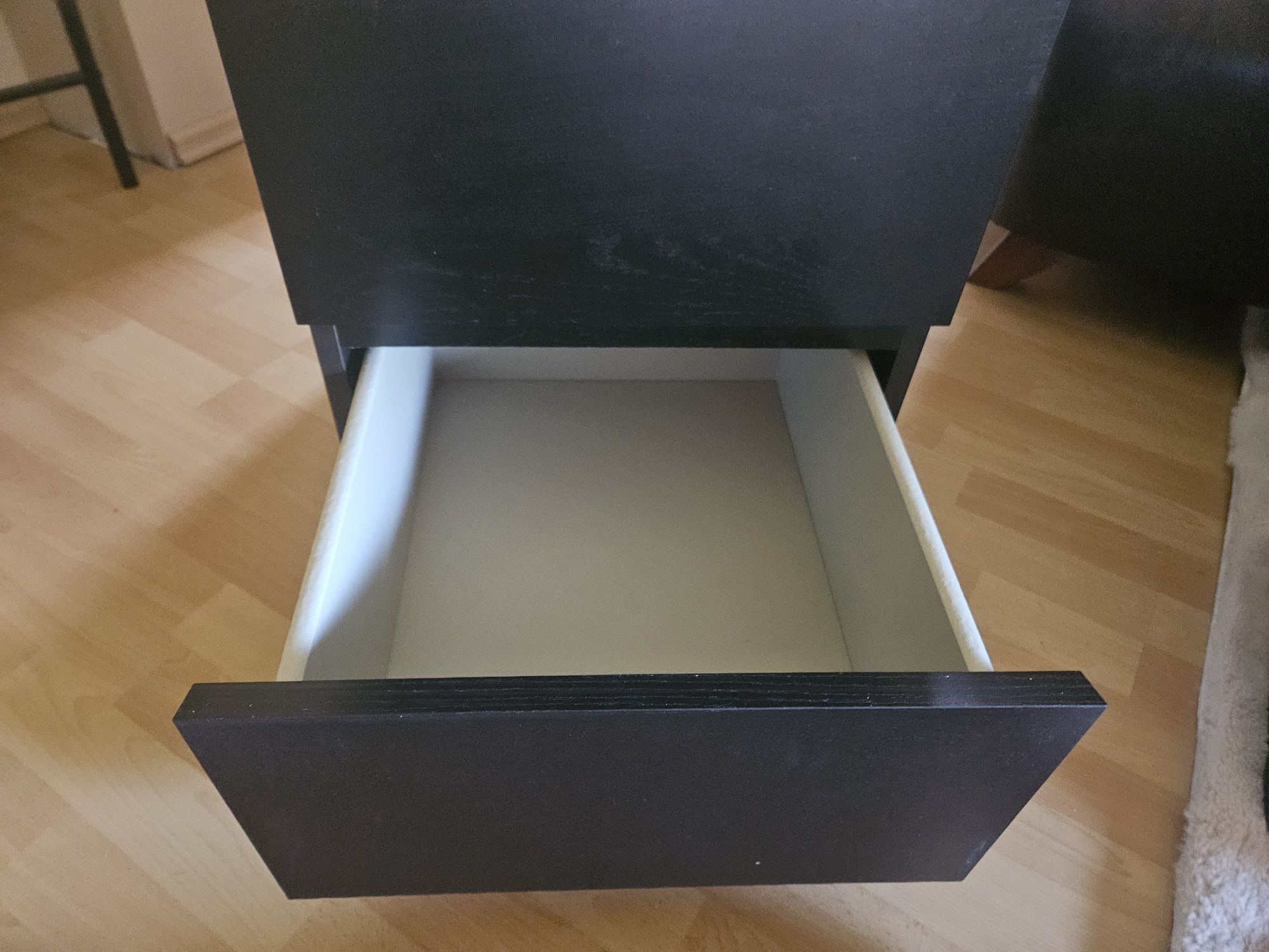 Ikea kullen szafka ciemny brąz