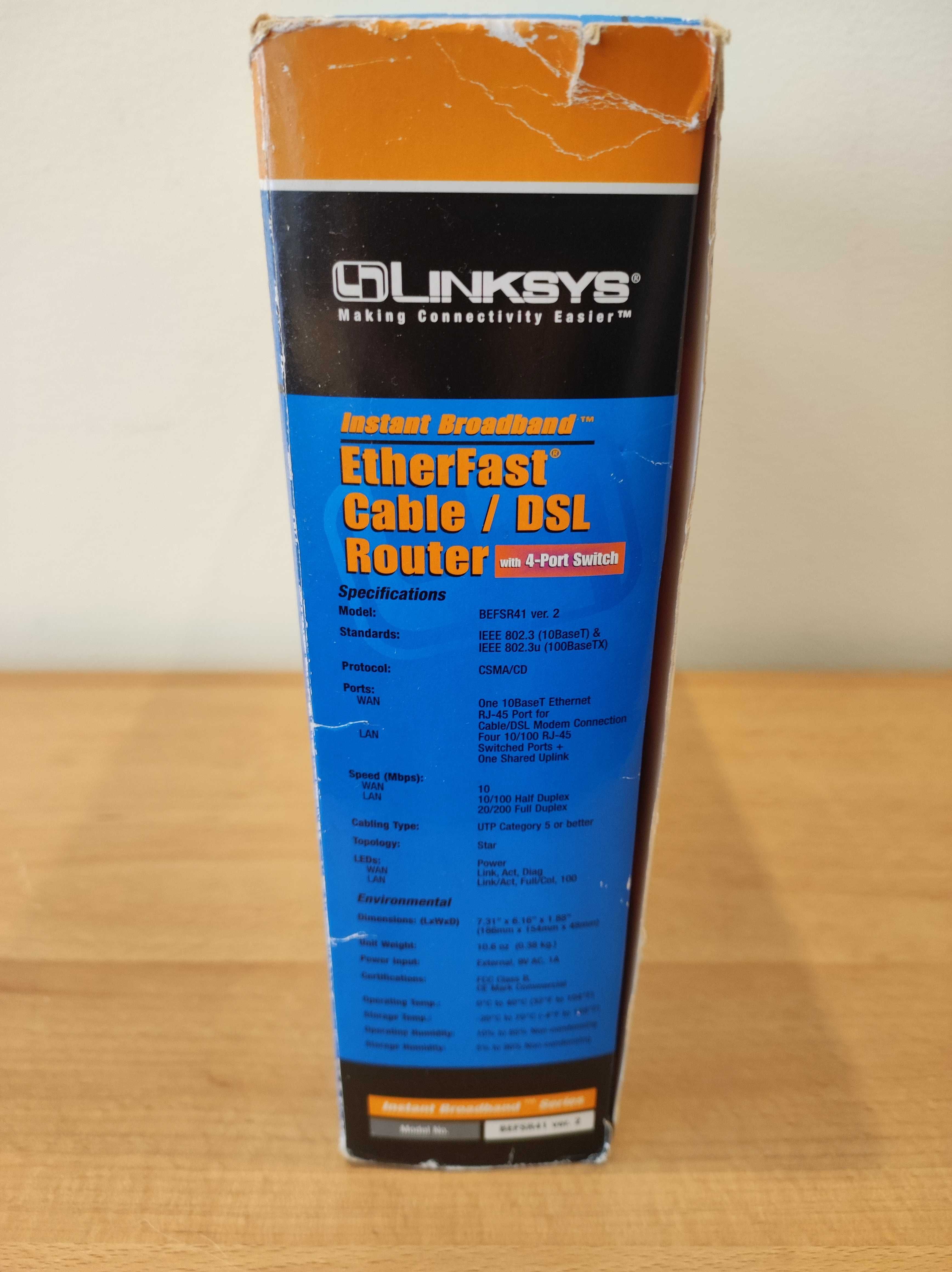 Linksys EtherFast Cable-DSL Router