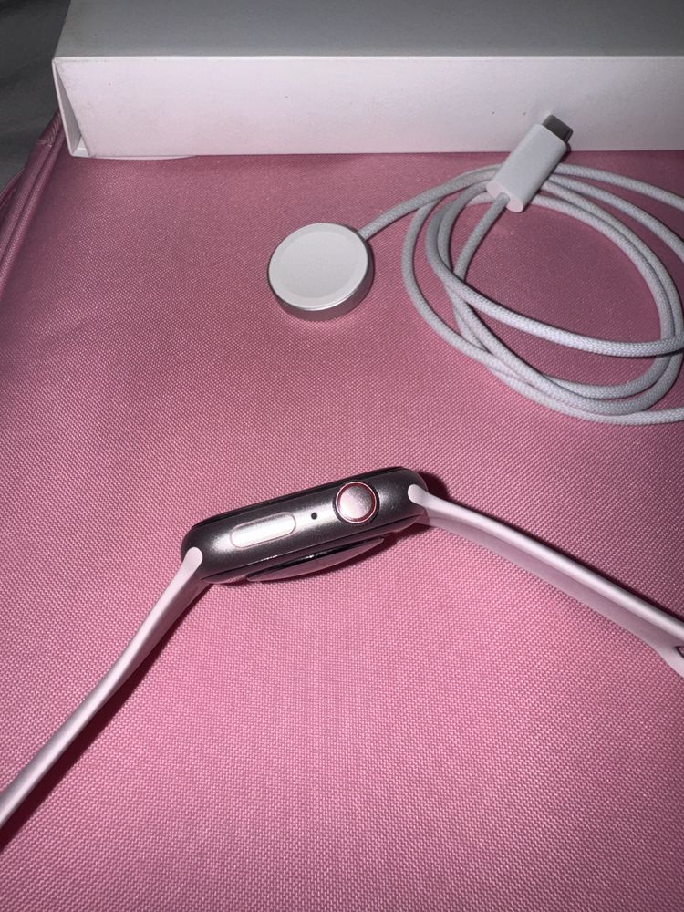 Apple Watch 9 Rosa 45mm GPS+Cellular com Garantia