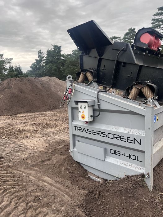 Wynajem przesiewacz wibracyjny do humusu ziemi kruszywa przesiewanie