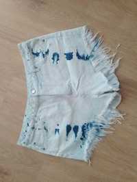 Superdry cut-off szorty dżinsowe jeansowe spodenki 44 XXL