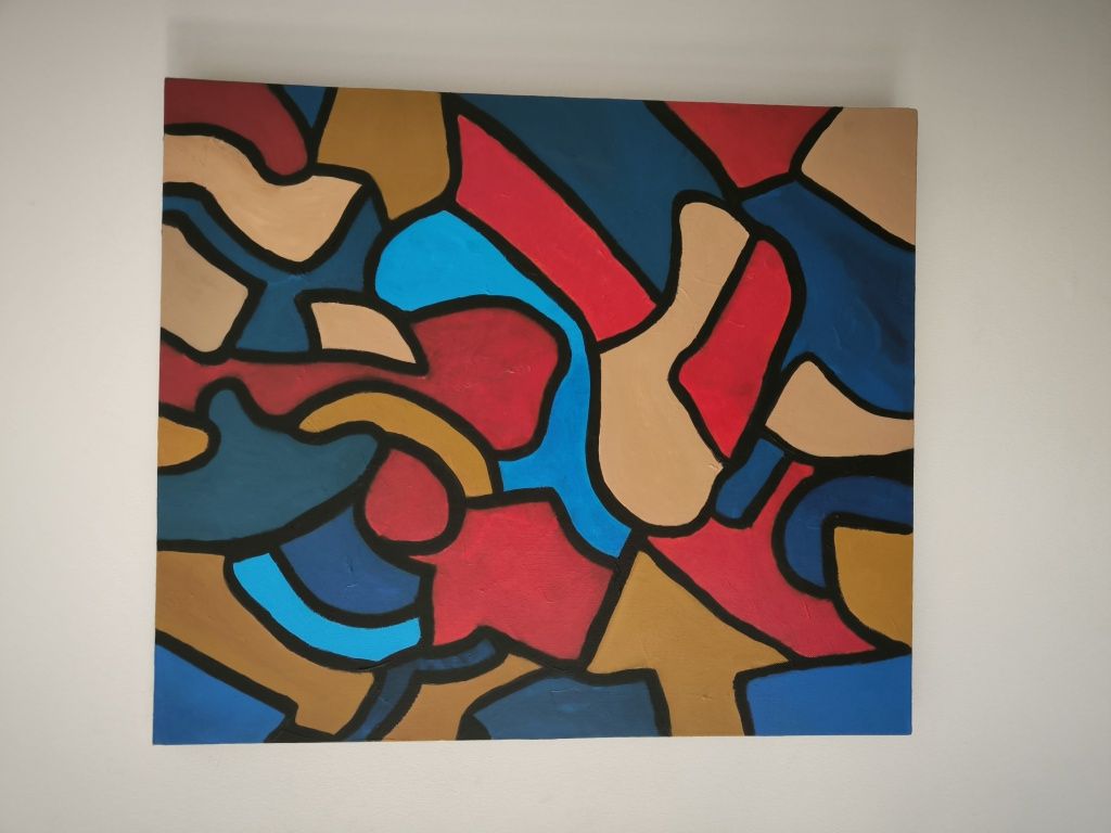 Pintura / Quadro Acrílico sob tela 70x60