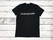 Calvin Klein * koszulka * nadruk * męska * czarna * M