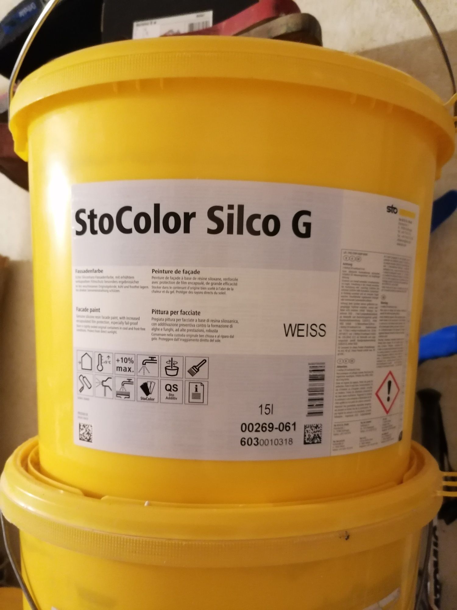 Farba Elewacyjna StoColor Silco G Biała AntyGlonAlgiGrzyby