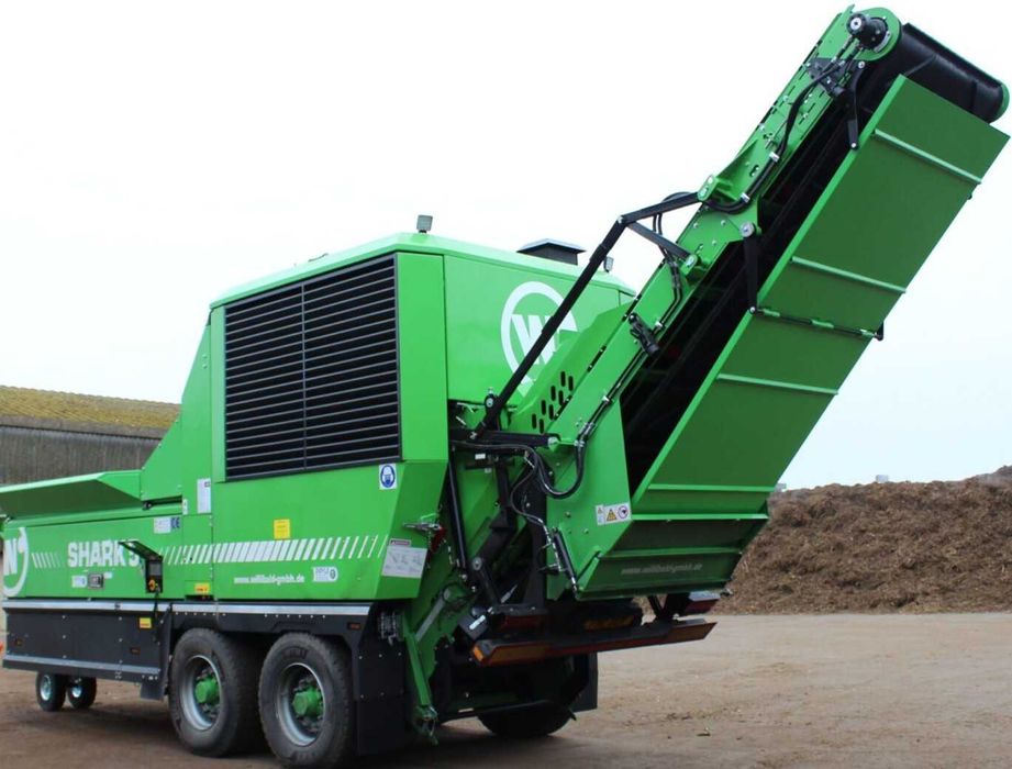 usługa rozdrabniaczem do odpadów