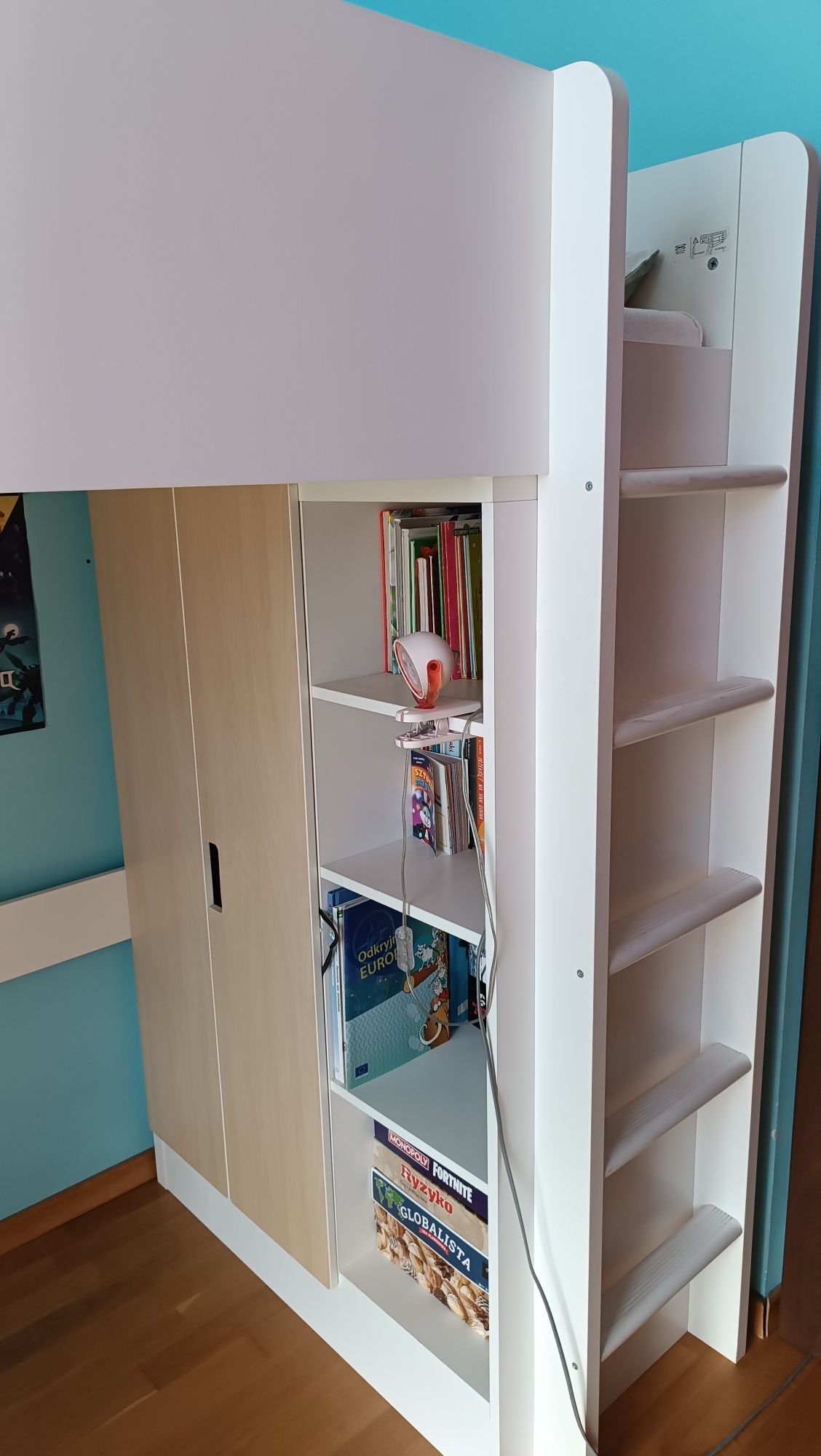 Łóżko piętrowe IKEA białe