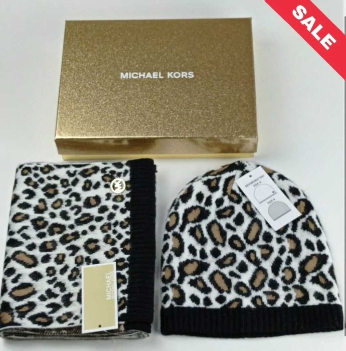 Czapka zimowa dwustronna oryginalna oryginał Michael Kors nowa