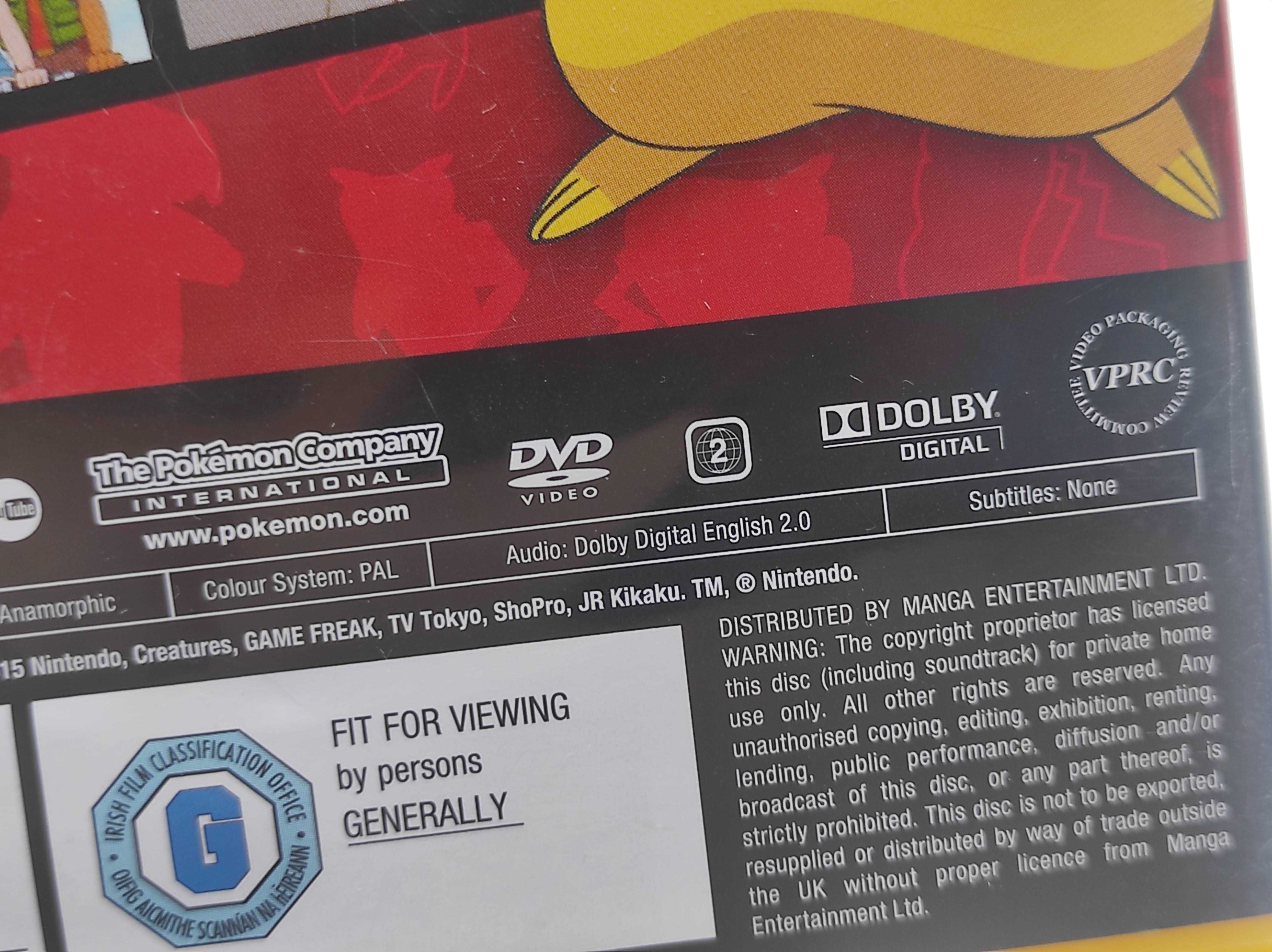 DVD Film Pokemon Partner Up with Pikachu