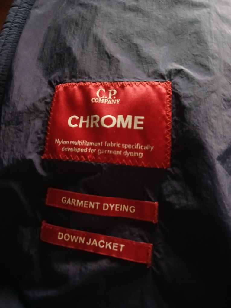 Зимовий пуховик C.P Company Goggle Jacket Chrome