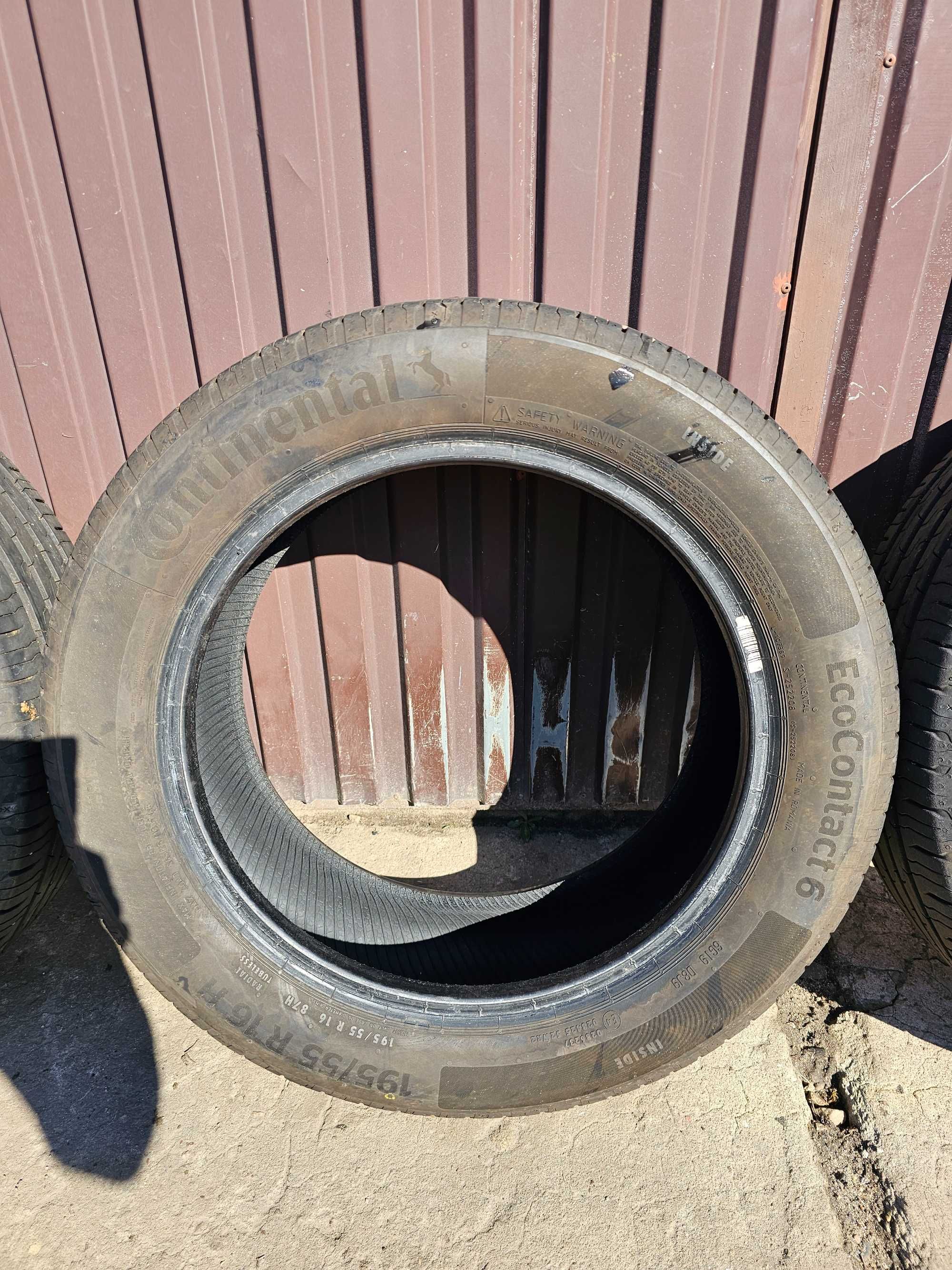 Opony Lato Continetal EcoContact 6 195/55R16 2023 ROK