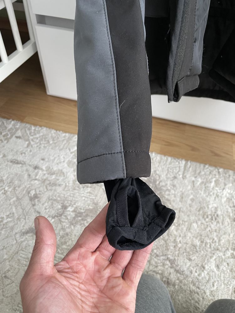 Kobler workwear куртка софтшел сіра чорна робоча
