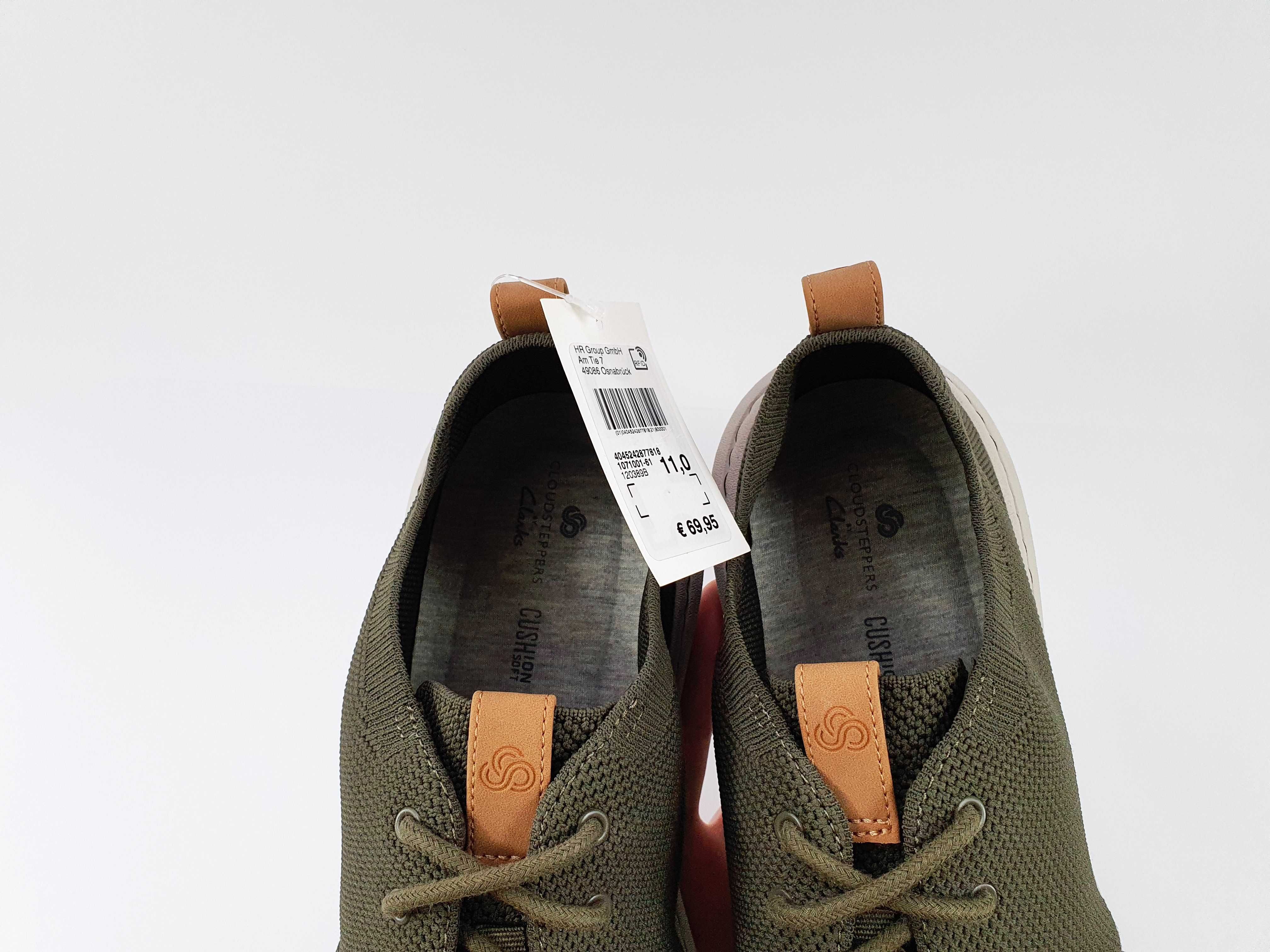 Кросовки на лето сетка Clarks с Германии 46 30 см
