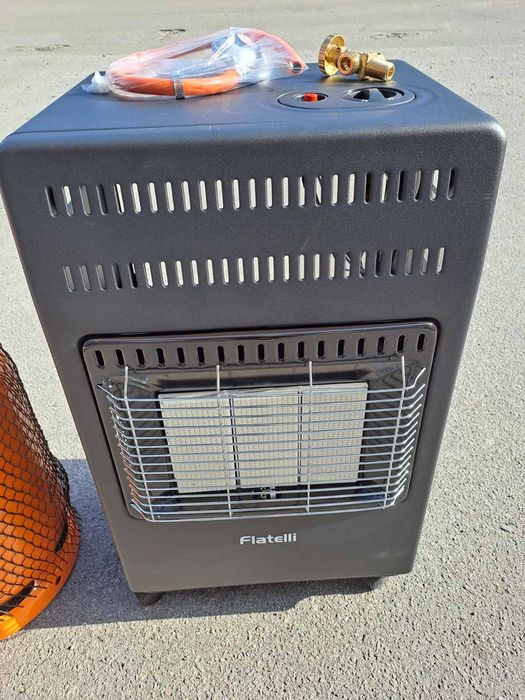 Газовий каталітичний обігрівач Flatelli RS-42 4,2 кВт(шланг+редуктор)