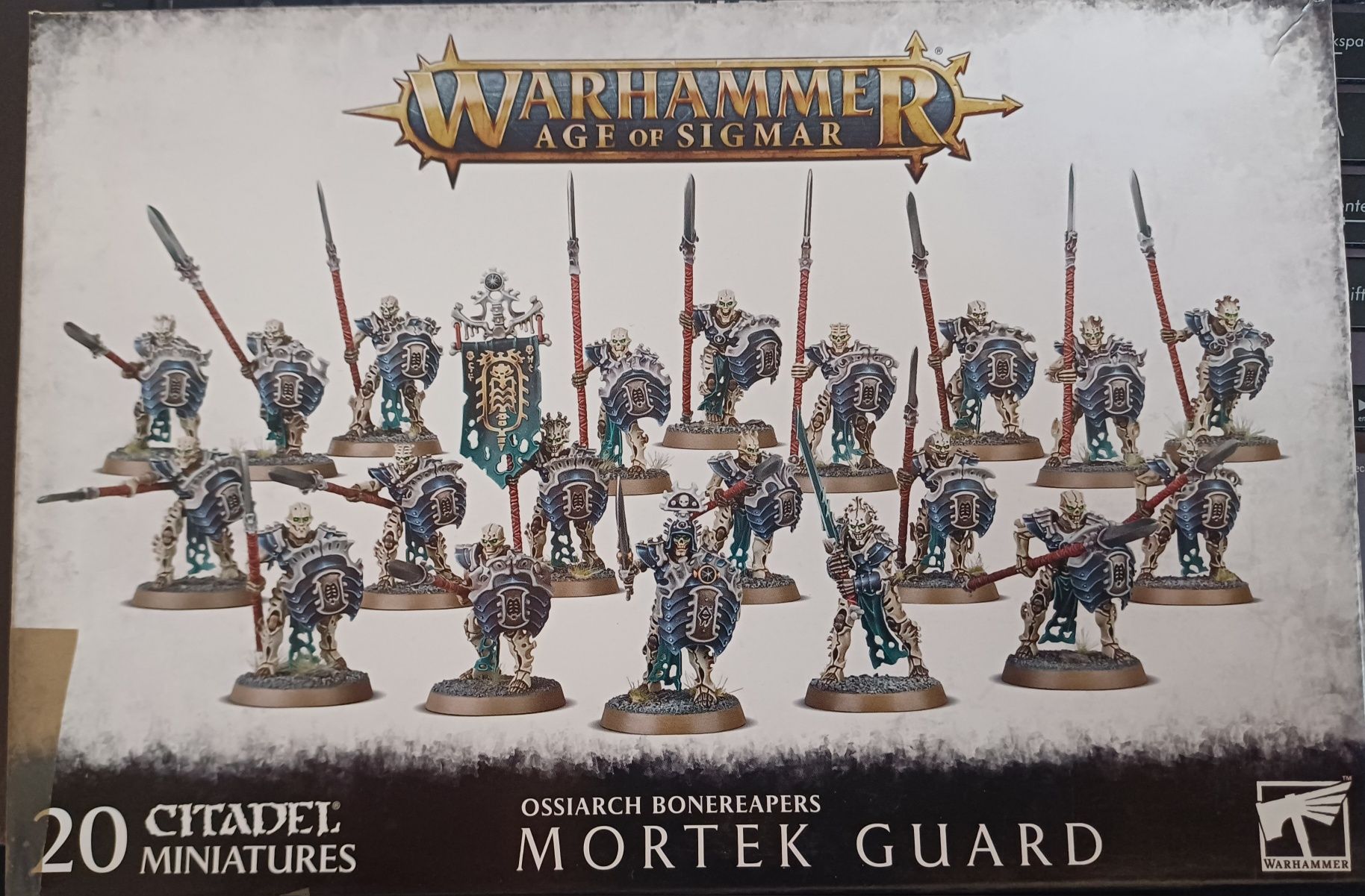 Warhammer Age of Sigmar Ossiarch Bonereapers Mortek Guard. NOWE