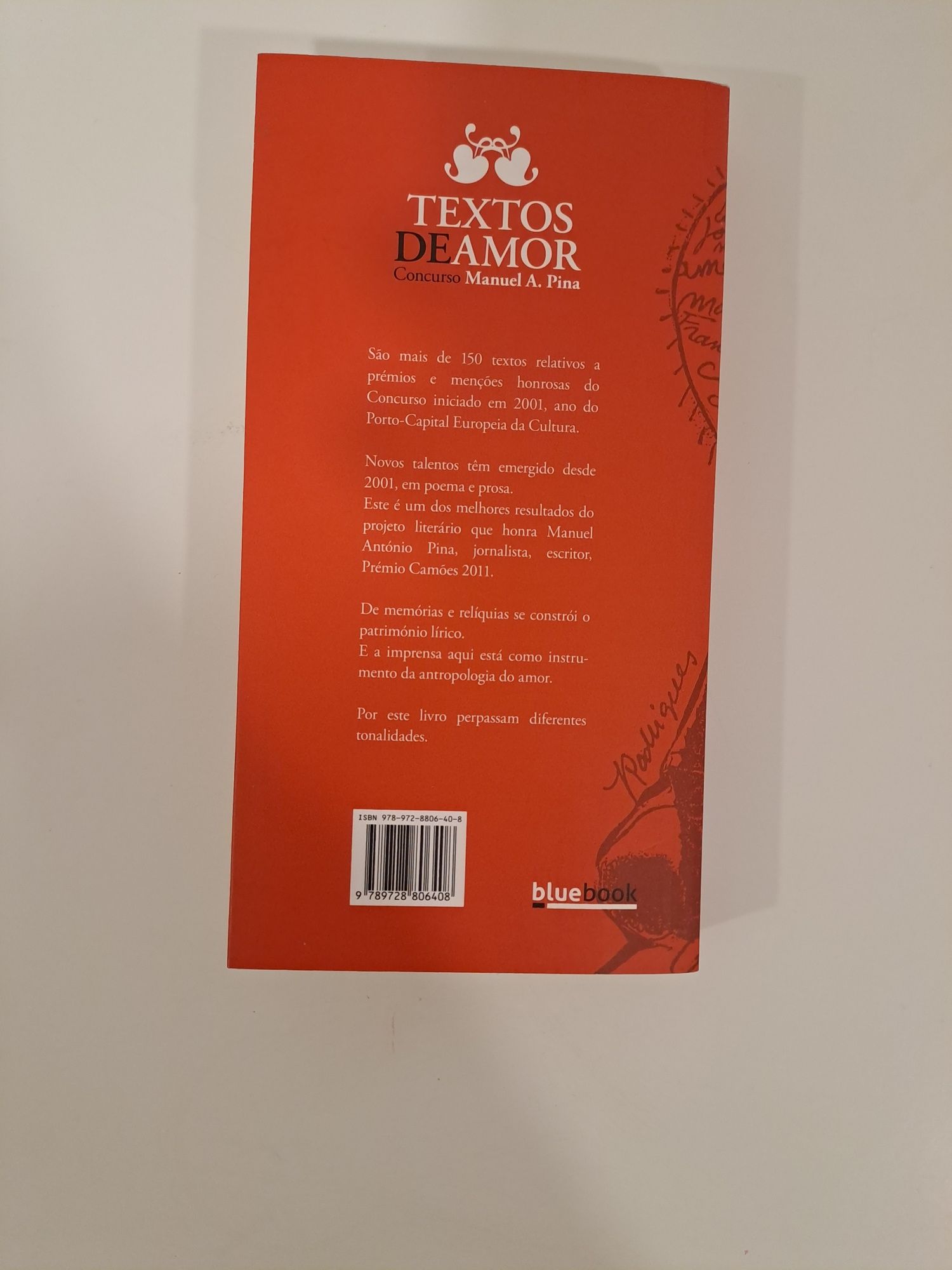 Textos de Amor
Concurso Manuel António Pina