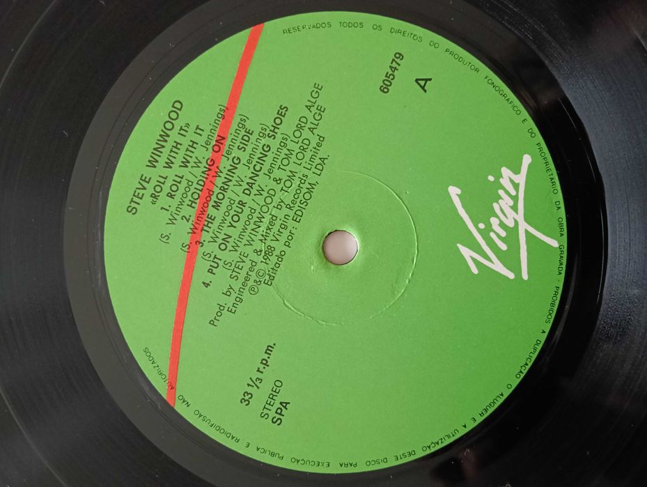 LP Steve Winwood - Roll with it