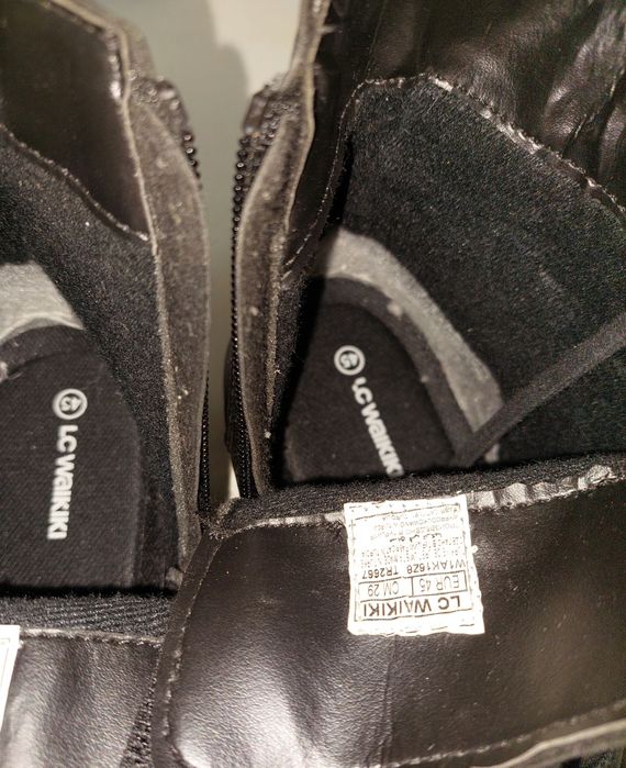 (29,5см) Кожаные ботинки, сапоги.