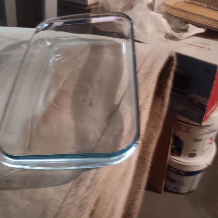 Tabuleiro retangular em pirex