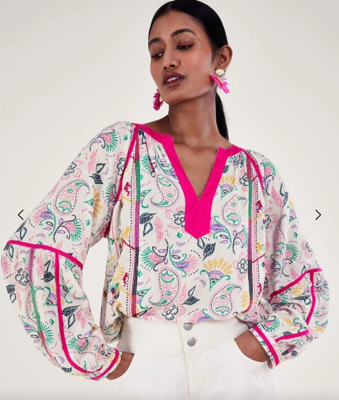 Bluzka Boho Monsoon rozmiar 40 L nowa z metką