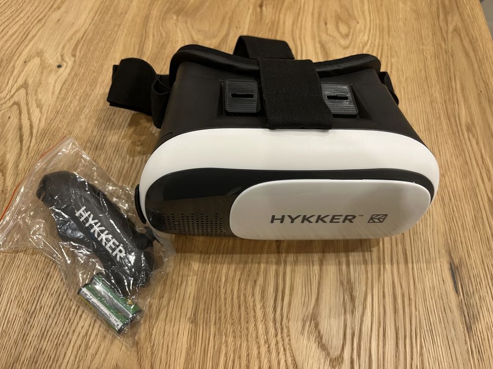 Google VR Glasses 3D HYKKER, białe