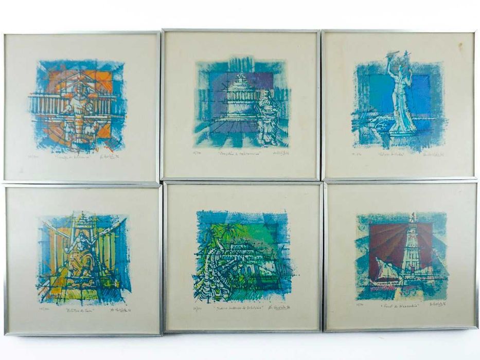 Jorge Portela – Conjunto de 6 serigrafias