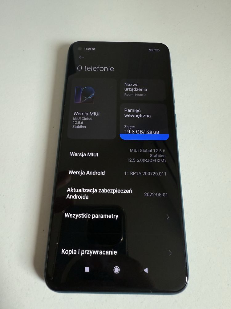 Redmi Note 9 128gb Green Idealny