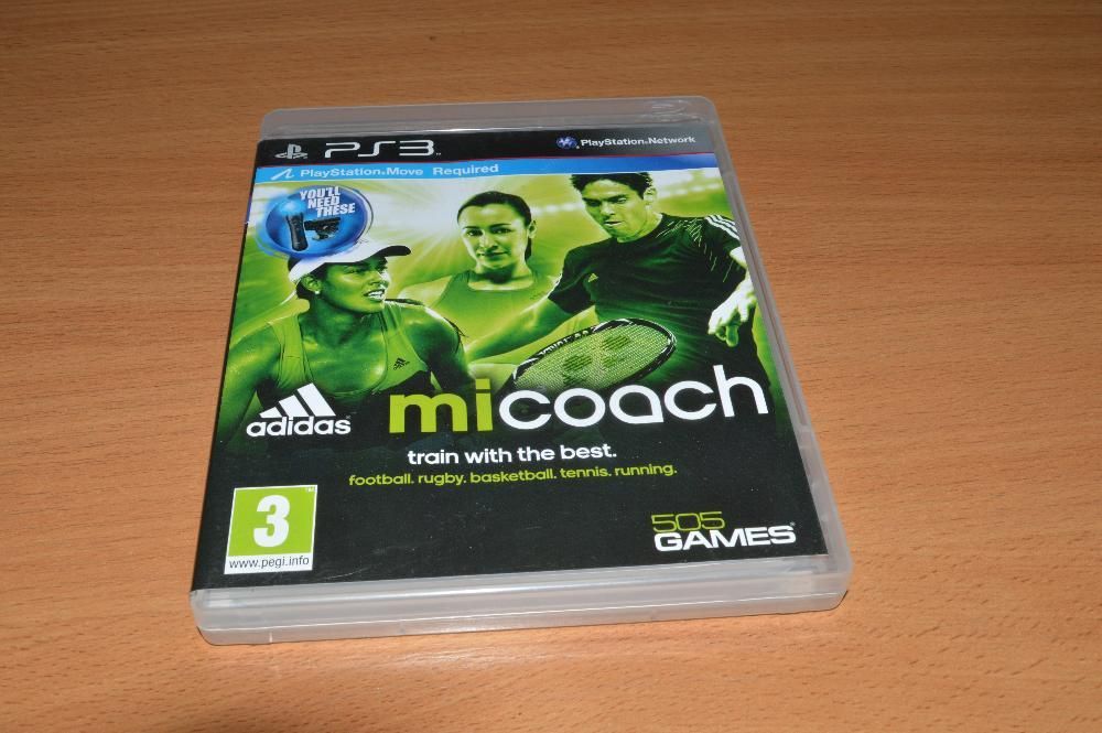 Диск для PS3 PlayStation MiCoach train with the best. Новый!