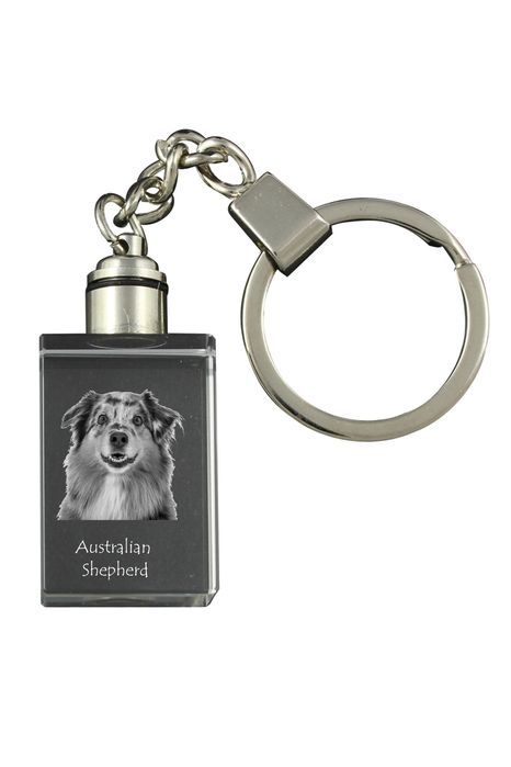 Owczarek australijski brelok kryształowy z psem Art-Dog