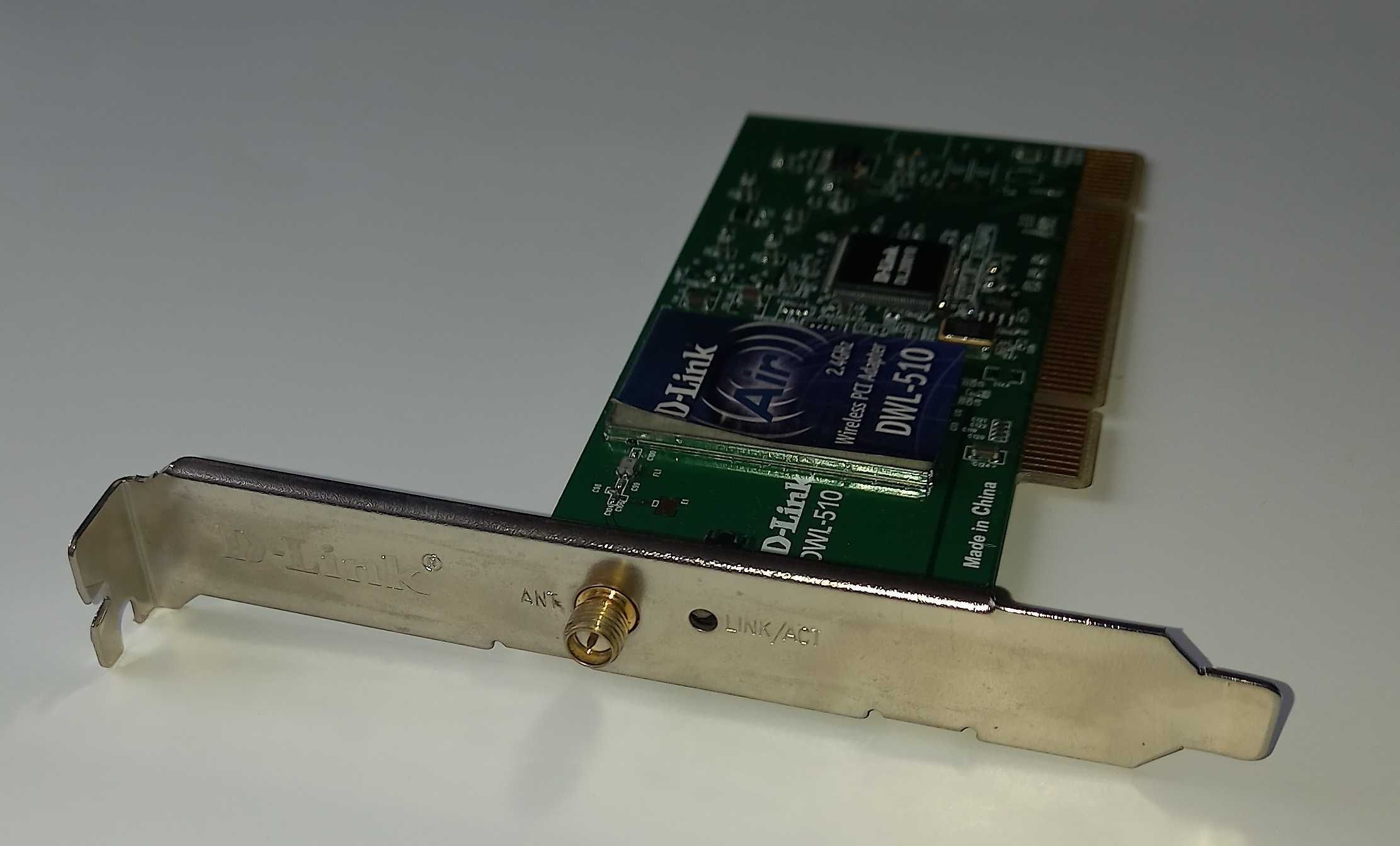 Karta sieciowa radiowa wifi D-Link DWL-510 2,4 GHz PCI