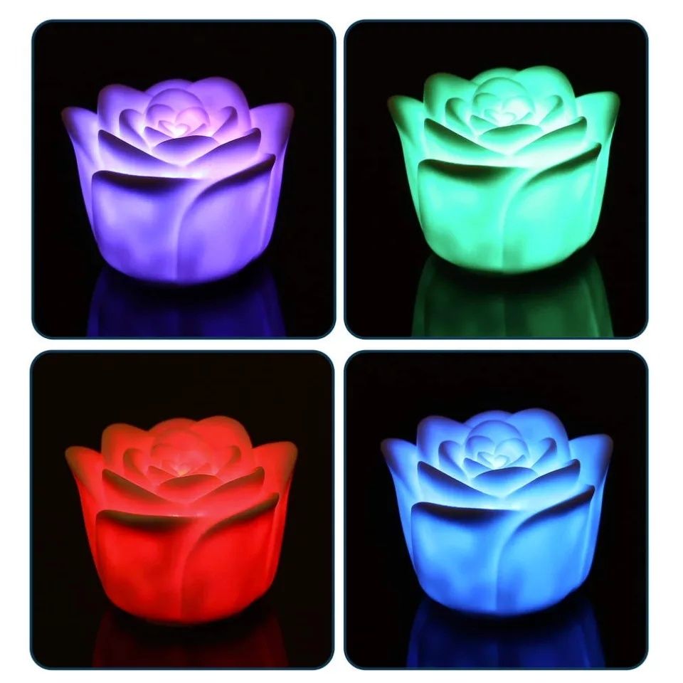 Róża LED romantyczna dekoracja