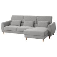 Sofá com chaise-longue IKEA mod. SLATORP